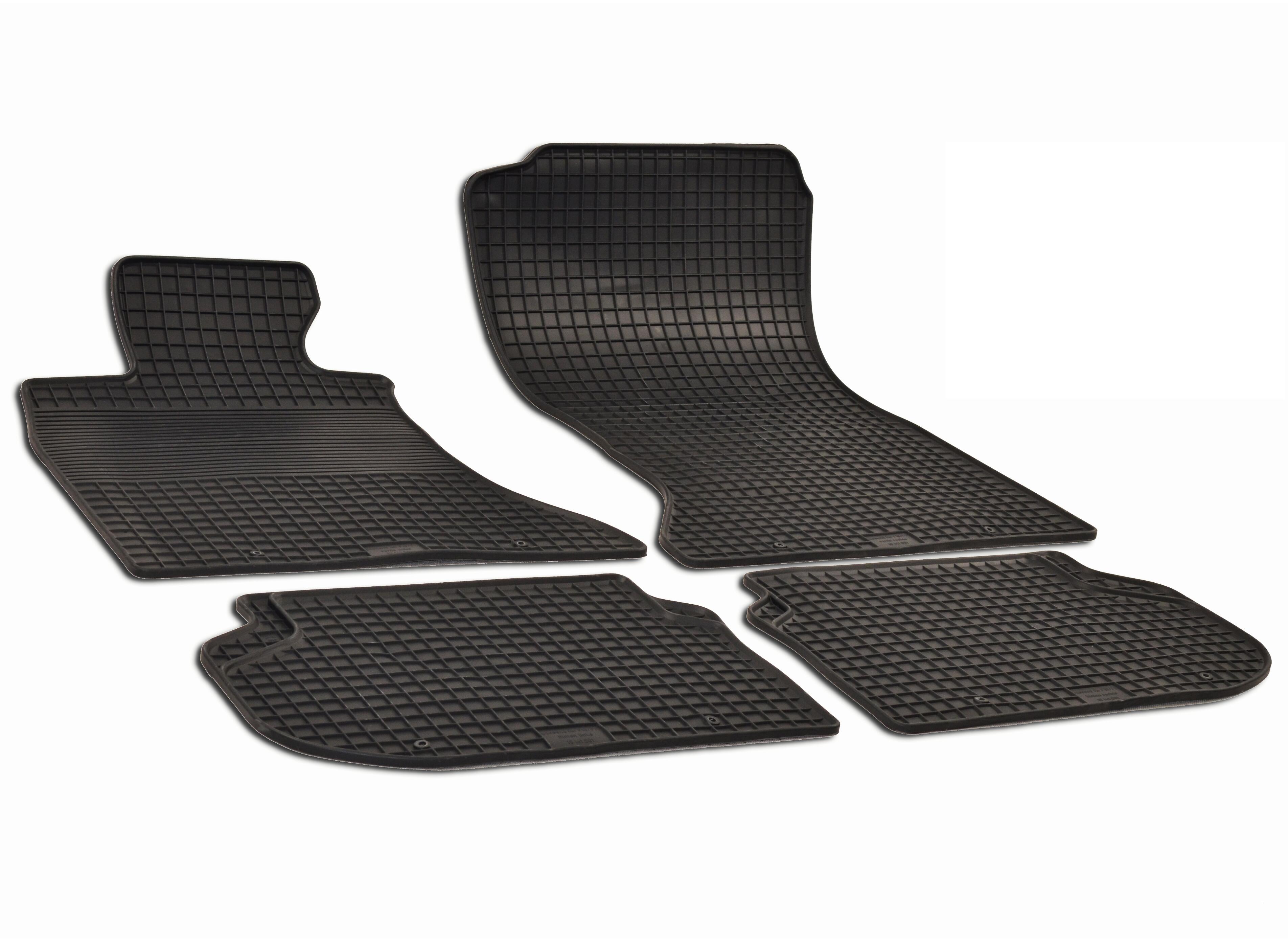 BMW Floor Mat Set - Front and Rear (All-Weather) (Black) 51472153889 - eEuro Preferred 217304FL